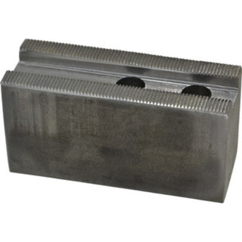 Atlas Workholding 1.5mm x 60 Serrated Attachment, Square Soft Lathe Chuck Jaw Steel, 1.18 Btw Mount Hole Ctrs, 4 Long x 1-1/2 Wide x 2 High, 0.63 Groove, M12mm Fastener 8140-26525 – 85028991