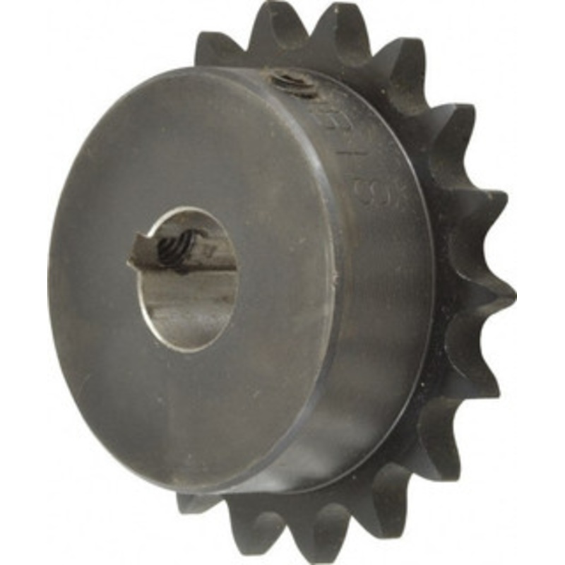 Browning 1/2 Chain Pitch, Chain Size 40, 18 Tooth Finished Bore Sprocket 3/4 Bore Diam, 2.879 Pitch Diam, 3.14 OD H4018X3/4 – 78339272
