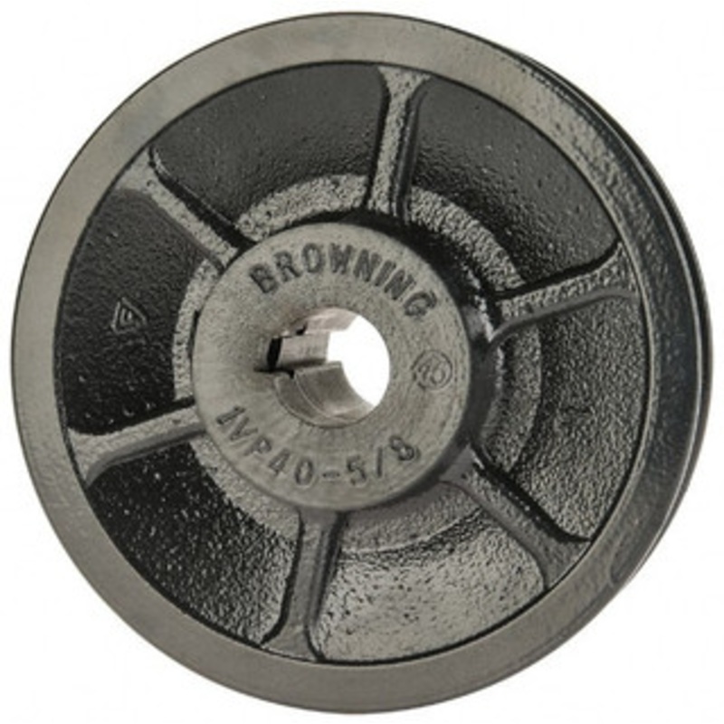 Browning 1VP40X5/8 5/8 Inside Diam x 3-3/4 Outside Diam, 1 Groove, Variable Pitched Sheave Belt Sections 3L, 4L, A, 5L & B, 1-7/8 Sheave Thickness, 21/32 to 1-1/32 Face Width 1VP40X5/8 – 74933961