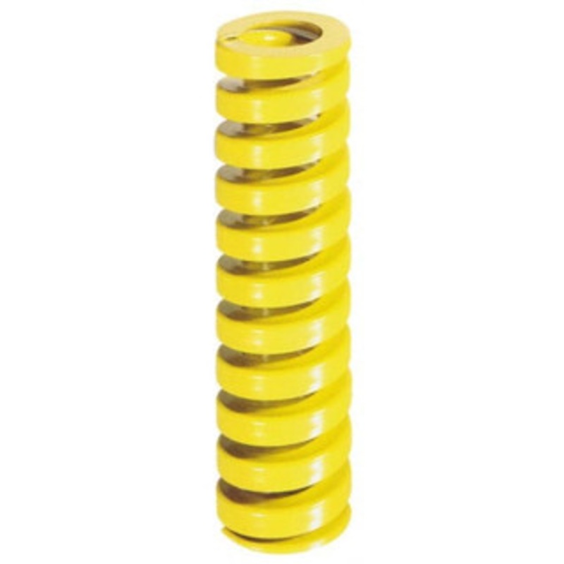 Danly 1 Hole Diam, 1/2 Rod Diam, 5-1/2 Free Length, Yellow Die Spring 37.5 Lb Max Deflection, 1.38 Max Deflection, Extra Heavy Duty, Chromium Vanadium Steel 9-1622-36 – 76016922