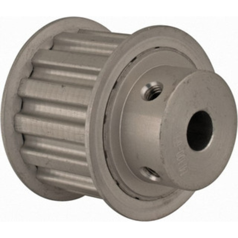 Value Collection 14 Tooth, 3/8 Inside x 1.641 Outside Diam, Hub & Flange Timing Belt Pulley 1 Belt Width, 1.671 Pitch Diam, 1-1/4 Face Width, Aluminum 14L100-6FA-3/8 – 86235090