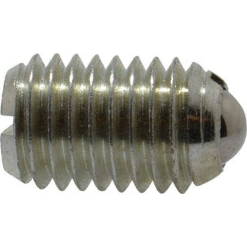 Vlier 5/8-11, 0.375 Ball Diam, 0.984 Body Length, 0.096 Max Ball Reach, Threaded Ball Plunger Steel Body, Steel Ball, 4.5 Lb Initial End Force, 9 Lb Final End Force BL62 – 62121389