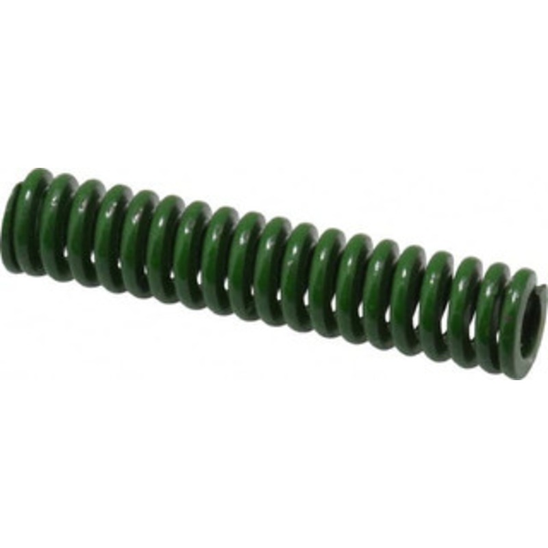 Associated Spring Raymond 3/8 Hole Diam, 3/16 Rod Diam, 1-3/4 Free Length, Green Die Spring 50.3 Lb Max Deflection, 0.44 Max Deflection, Extra Heavy Duty, Chromium Alloy Steel 106-107 – 07663271