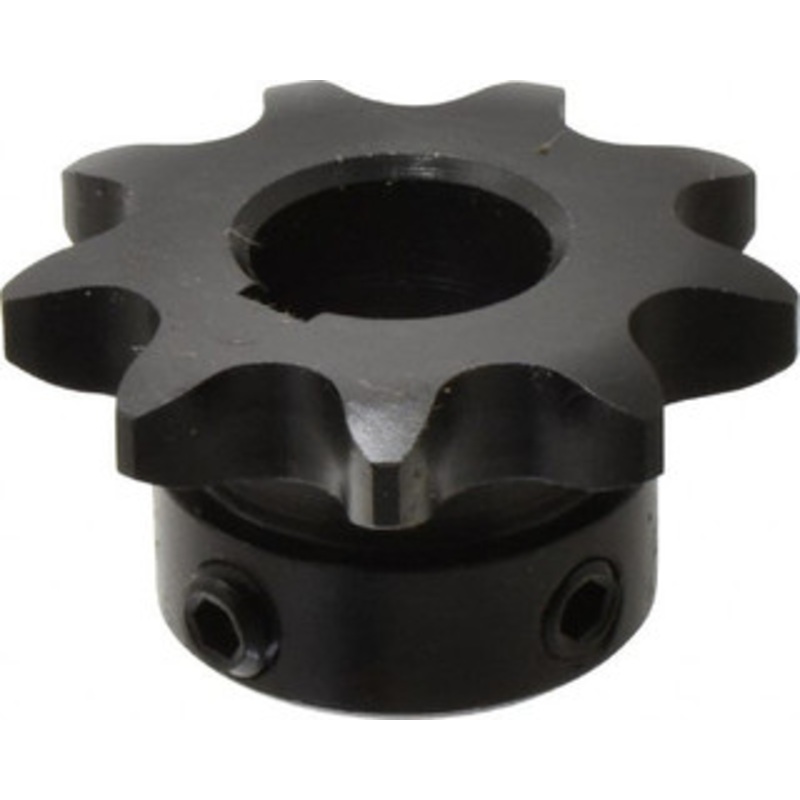 Browning 1/2 Chain Pitch, Chain Size 40, 9 Tooth Finished Bore Sprocket 5/8 Bore Diam, 1.462 Pitch Diam, 1.63 OD H409X5/8 – 78338928