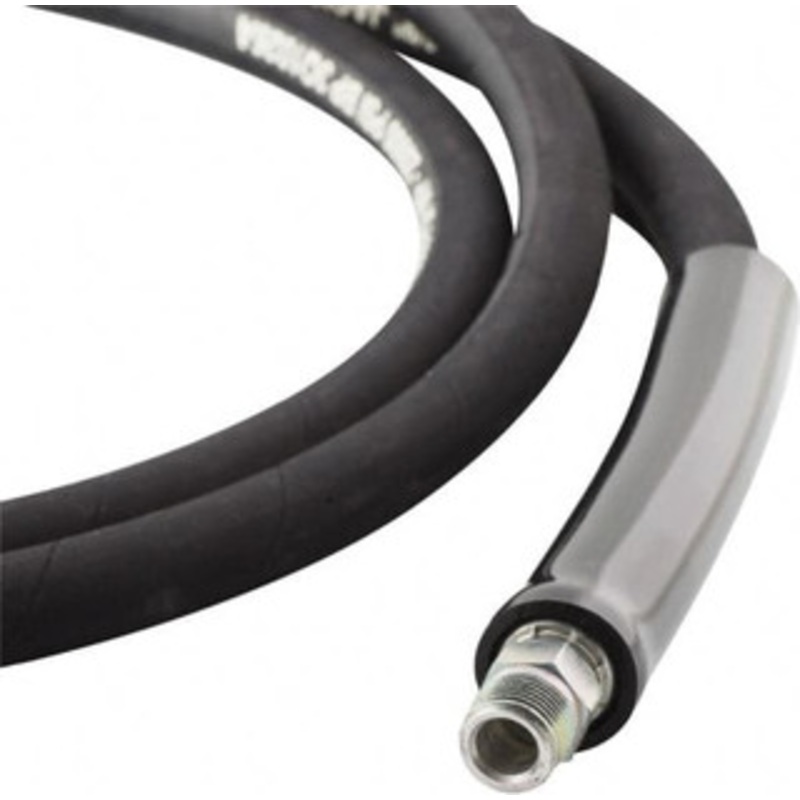 Value Collection 3/8 Inside Diam x 3/8 NPT 20 ft. Hydraulic Pump Hose 10,000 psi, 3/8 NPTF Male Opposite End, Rubber PS-MH-HPC1-102 – 42326199