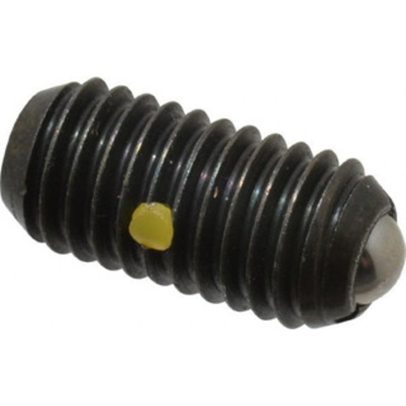 Vlier 1/2-13, 0.281 Ball Diam, 1.05 Body Length, 0.072 Max Ball Reach, Threaded Ball Plunger Steel Body, Stainless Steel Ball, 6 Lb Initial End Force, 12 Lb Final End Force, Locking Element PHB60P – 05137989