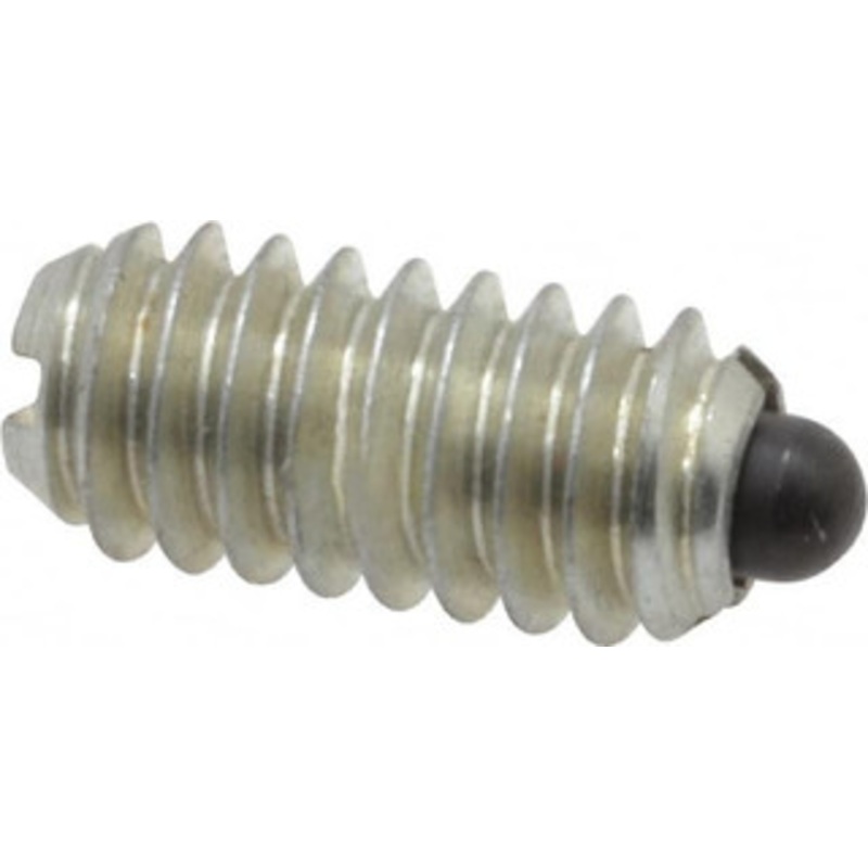 Vlier 1/4-20, 17/32 Thread Length, 0.078 Plunger Projection, Steel Threaded Spring Plunger 0.119 Max Plunger Diam, 0.531 Plunger Length, 3 Lb Init End Force, 10.5 Lb Final End Force M54N – 62119953