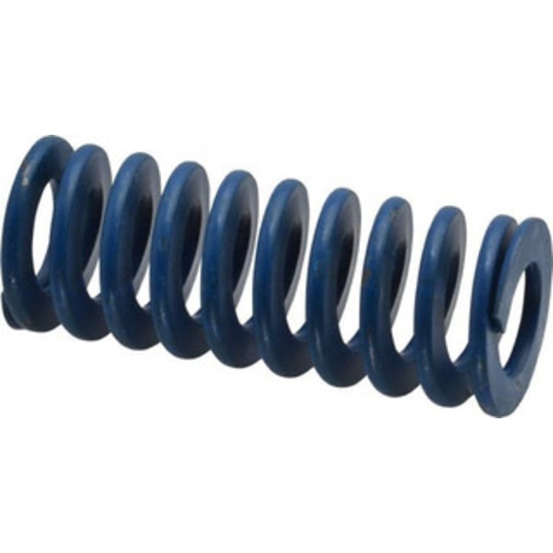 Associated Spring Raymond 1 Hole Diam, 1/2 Rod Diam, 2-1/2 Free Length, Blue Die Spring 250 Lb Max Deflection, 1.25 Max Deflection, Medium Duty, Chromium Alloy Steel 103-510 – 07660798