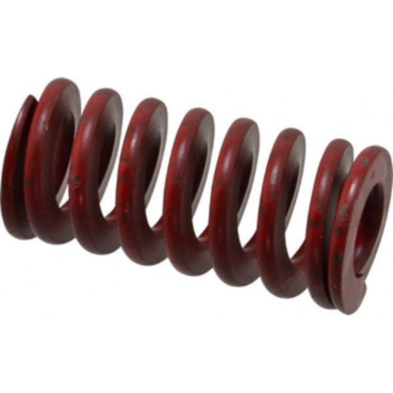 Associated Spring Raymond 1 Hole Diam, 1/2 Rod Diam, 2 Free Length, Red Die Spring 296 Lb Max Deflection, 0.74 Max Deflection, Medium Heavy Duty, Chromium Alloy Steel 104-508 – 07661754