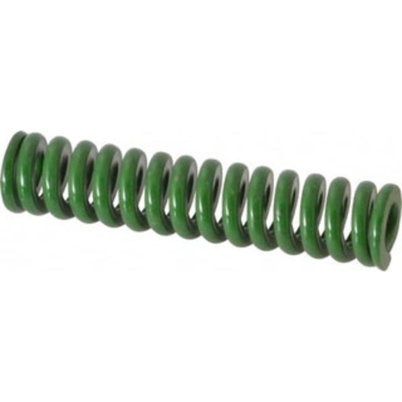 Associated Spring Raymond 1 Hole Diam, 1/2 Rod Diam, 4-1/2 Free Length, Green Die Spring 549 Lb Max Deflection, 1.13 Max Deflection, Extra Heavy Duty, Chromium Alloy Steel 106-518 – 07663719