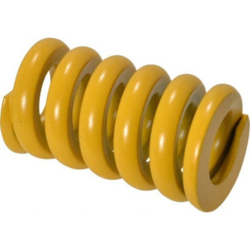 Associated Spring Raymond 25mm Hole Diam, 12.5mm Rod Diam, 1-3/4 Free Length, Yellow Die Spring 2684 N Max Deflection, 11mm Max Deflection, Extra Strong, Chromium Alloy Steel 206-507 – 67901850