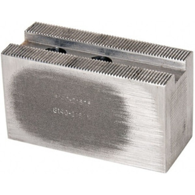 Atlas Workholding 1.5mm x 60 Serrated Attachment, Square Soft Lathe Chuck Jaw Steel, 1 Btw Mount Hole Ctrs, 3-1/2 Long x 1-1/2 Wide x 2 High, 0.551 Groove, M12mm Fastener 8140-21525 – 85028983