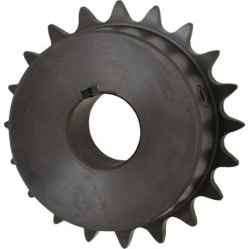 Browning 1/2 Chain Pitch, Chain Size 41, 20 Tooth Finished Bore Sprocket 1 Bore Diam, 3.196 Pitch Diam, 3.45 OD 4120X1 – 78338647