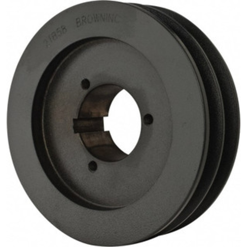 Browning 2TB58 2 Groove, 1/2 to 1-3/4 Bore Diam, 6.15 Outside Diam, QD Bushed V Belt Sheave 5.4 A Diam Belt Pitch 2TB58 – 00755694