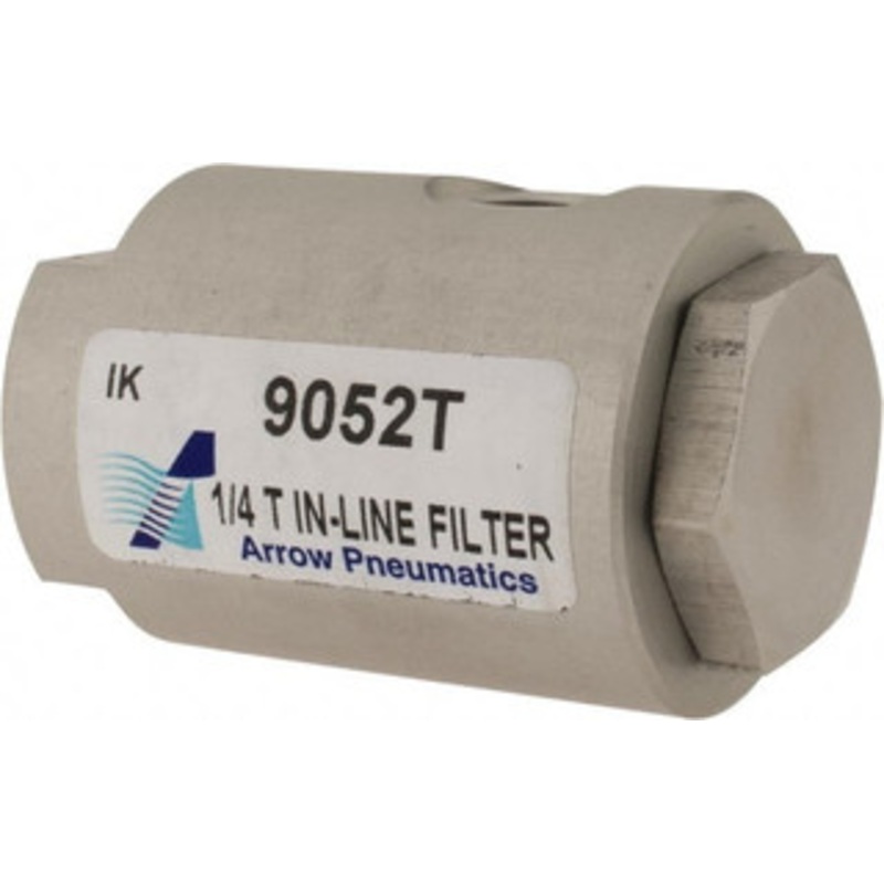 Made in USA Filter Elements & Assemblies, Filter Type: In-Line T Type, Media Type: Sintered Bronze, Micron Rating: 25, Outside Diameter (Decimal Inch): 2.1250, Length (Decimal Inch): 3.188, Thread Type: NPT 9053T – 63572069