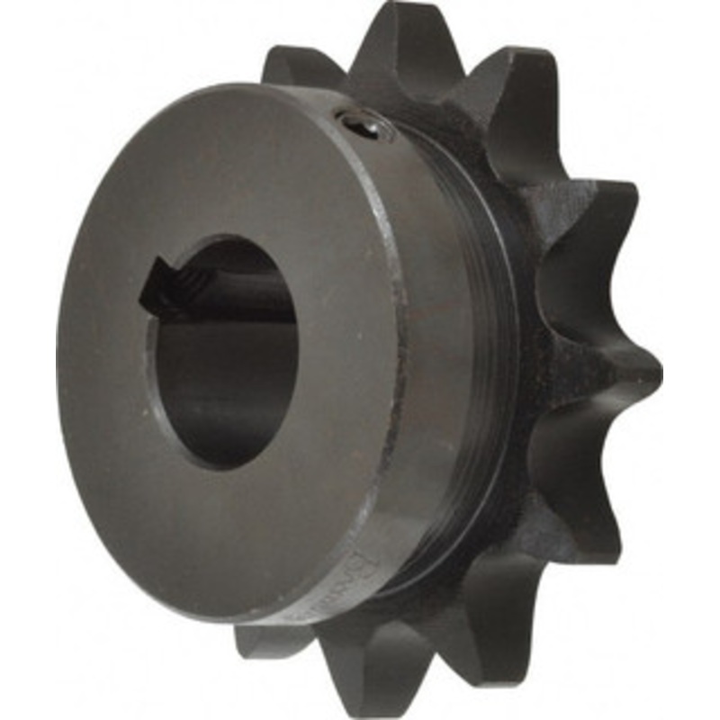 Browning 3/4 Chain Pitch, Chain Size 60, 12 Tooth Finished Bore Sprocket 1 Bore Diam, 2.898 Pitch Diam, 3-1/4 OD 1129162 – 78340056