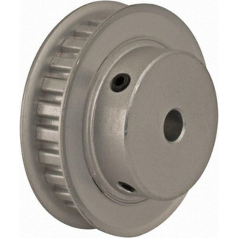 Value Collection 26 Tooth, 1/4 Inside x 1.635 Outside Diam, Hub & Flange Timing Belt Pulley 1/4 Belt Width, 1.665 Pitch Diam, 0.438 Face Width, Aluminum 26XL025-6FA-1/4 – 86695178