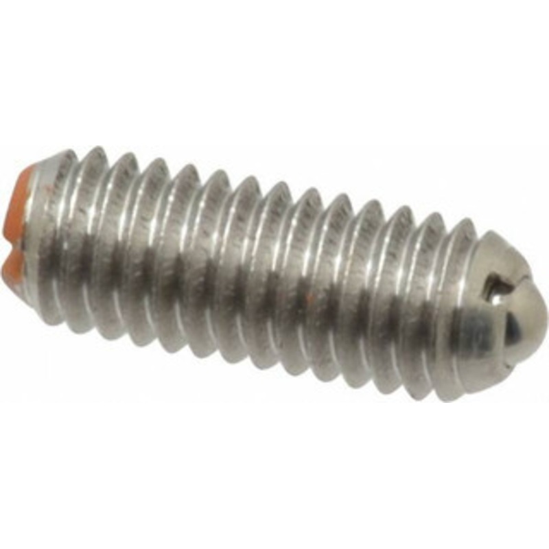 Vlier 10-32, 0.094 Ball Diam, 0.513 Body Length, 0.025 Max Ball Reach, Threaded Ball Plunger Stainless Steel Body, Stainless Steel Ball, 2 Lb Initial End Force, 5 Lb Final End Force SSBH52 – 62121629