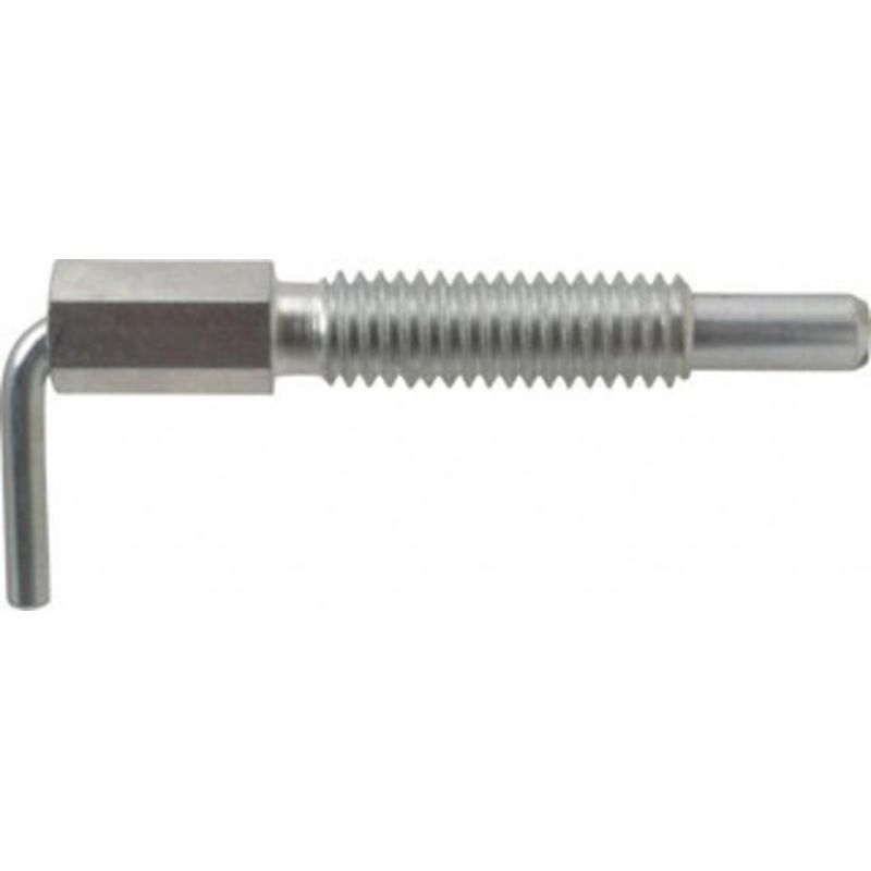 Vlier 3/8-16, 1.18 Thread Length, 1/4 Plunger Diam, 0.75 Lb Init to 3.75 Lb Final End Force, Steel L Handle Plunger 2 Body Length, 1.31 Length Under Head, 0.56 Plunger Projection FRN375 – 62125059