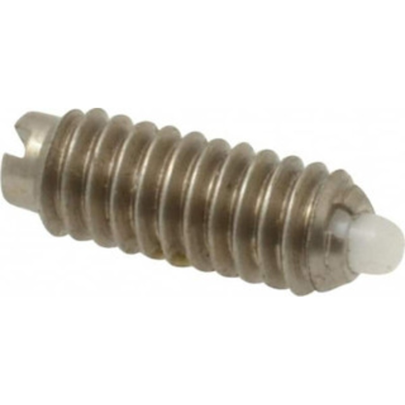 Vlier 8-32, 7/16 Thread Length, 0.052 Plunger Projection, Stainless Steel Threaded Spring Plunger 0.07 Max Plunger Diam, 0.437 Plunger Length, 0.5 Lb Init End Force, 1.5 Lb Final End Force SSMD51AP – 62120688