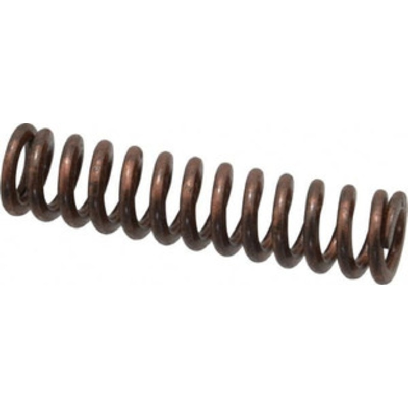 Associated Spring Raymond 1/2 Hole Diam, 9/32 Rod Diam, 2 Free Length, Gold Die Spring 66 Lb Max Deflection, 0.6 Max Deflection, Heavy Duty, Chromium Alloy Steel 105-208 – 07662398