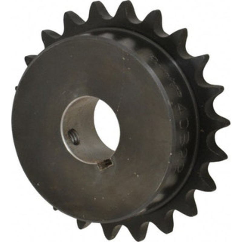 Browning 1/2 Chain Pitch, Chain Size 40, 22 Tooth Finished Bore Sprocket 1 Bore Diam, 3.513 Pitch Diam, 3-3/4 OD H4022X1 – 78339389