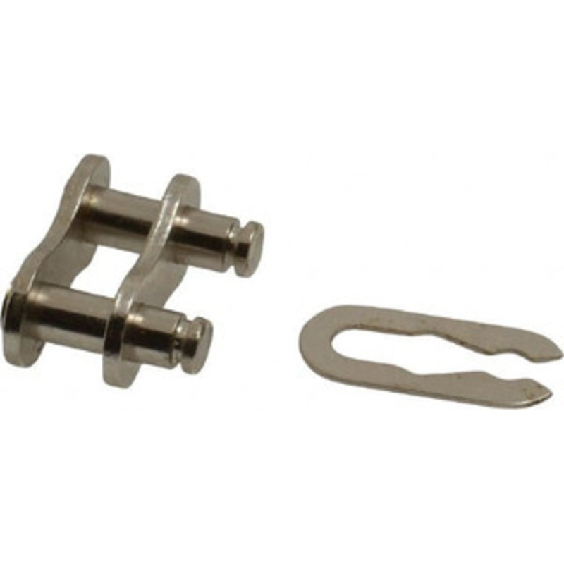 Browning J35NP S/C C/L 3/8 Pitch, ANSI 35, Roller Chain Connecting Link Nickel Plated, For Use with Single Strand Chain J35NP S/C C/L – 02260933