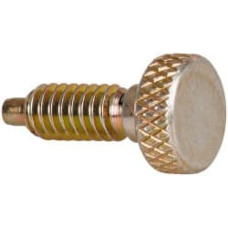 Vlier 1/4-20, 1/2 Thread Length, 0.123 Max Plunger Diam, 1 Lb Init to 4 Lb Final End Force, Knob Handle Plunger Knurled Knob, 0.79 Body Length, 1/2 Length Under Head/Shoulder, 1/8 Plunger Projection SL250 – 62123831