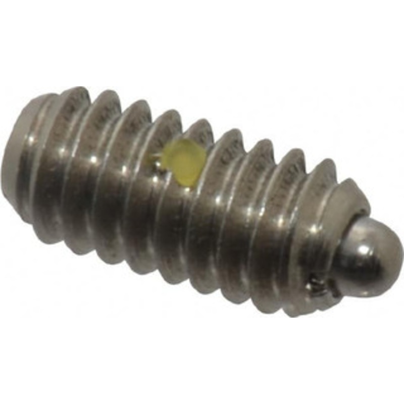 Vlier 1/4-20, 17/32 Thread Length, 0.078 Plunger Projection, Stainless Steel Threaded Spring Plunger 0.119 Max Plunger Diam, 0.531 Plunger Length, 1 Lb Init End Force, 3.5 Lb Final End Force SSM55N – 62117908