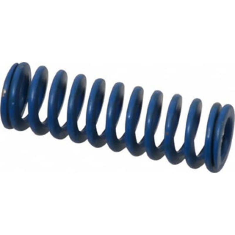 Associated Spring Raymond 1/2 Hole Diam, 9/32 Rod Diam, 1-1/2 Free Length, Blue Die Spring 51 Lb Max Deflection, 0.75 Max Deflection, Medium Duty, Chromium Alloy Steel 103-206 – 07660376