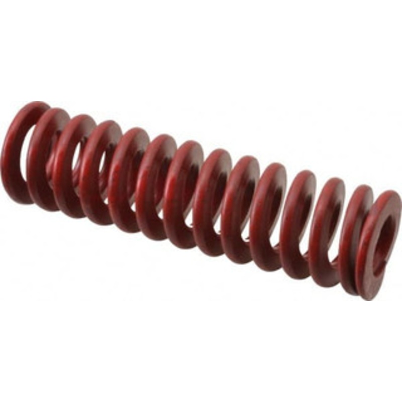 Associated Spring Raymond 1 Hole Diam, 1/2 Rod Diam, 3-1/2 Free Length, Red Die Spring 279.7 Lb Max Deflection, 1.3 Max Deflection, Medium Heavy Duty, Chromium Alloy Steel 104-514 – 07661788
