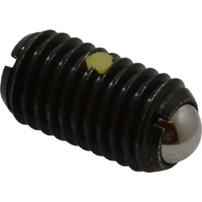Vlier M12x1.75, 8mm Ball Diam, 22mm Body Length, 2.5mm Max Ball Reach, Threaded Ball Plunger Steel Body, Steel Ball, 6.75 Lb Initial End Force, 12.36 Lb Final End Force, Locking Element BM12AN – 62121892