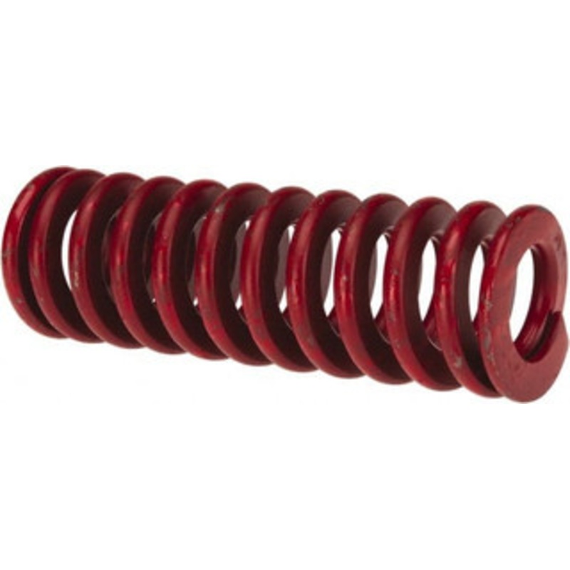 Associated Spring Raymond 1-1/2 Hole Diam, 3/4 Rod Diam, 4-1/2 Free Length, Red Die Spring 719.3 Lb Max Deflection, 1.67 Max Deflection, Medium Heavy Duty, Chromium Alloy Steel 104-718 – 07662075