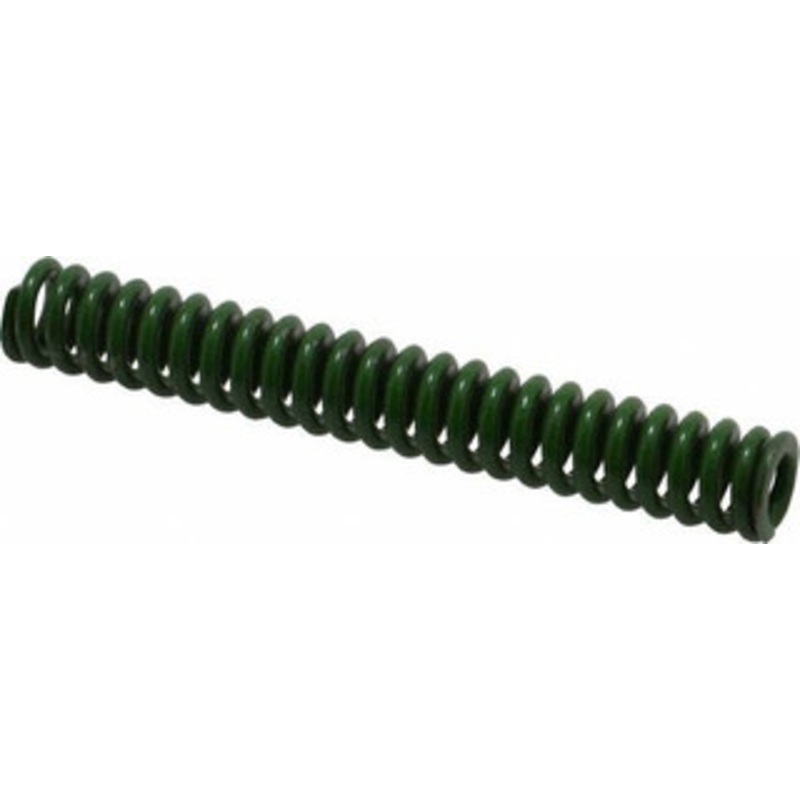Associated Spring Raymond 1/2 Hole Diam, 9/32 Rod Diam, 3-1/2 Free Length, Green Die Spring 70 Lb Max Deflection, 0.88 Max Deflection, Extra Heavy Duty, Chromium Alloy Steel 106-214 – 07663396