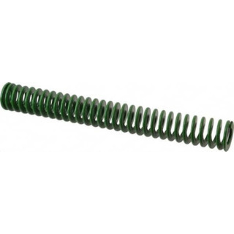 Associated Spring Raymond 32mm Hole Diam, 16mm Rod Diam, 10 Free Length, Green Die Spring 1275 N Max Deflection, 102mm Max Deflection, Light Duty, Chromium Alloy Steel 203-640 – 67898999