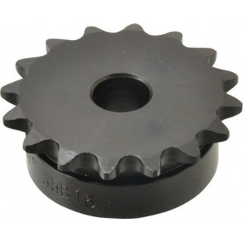 Browning 3/8 Chain Pitch, Chain Size 35, 16 Tooth Min Plain Bore Sprocket 1/2 Bore Diam, 1.922 Pitch Diam, 2.1 OD 35B16 – 74395195