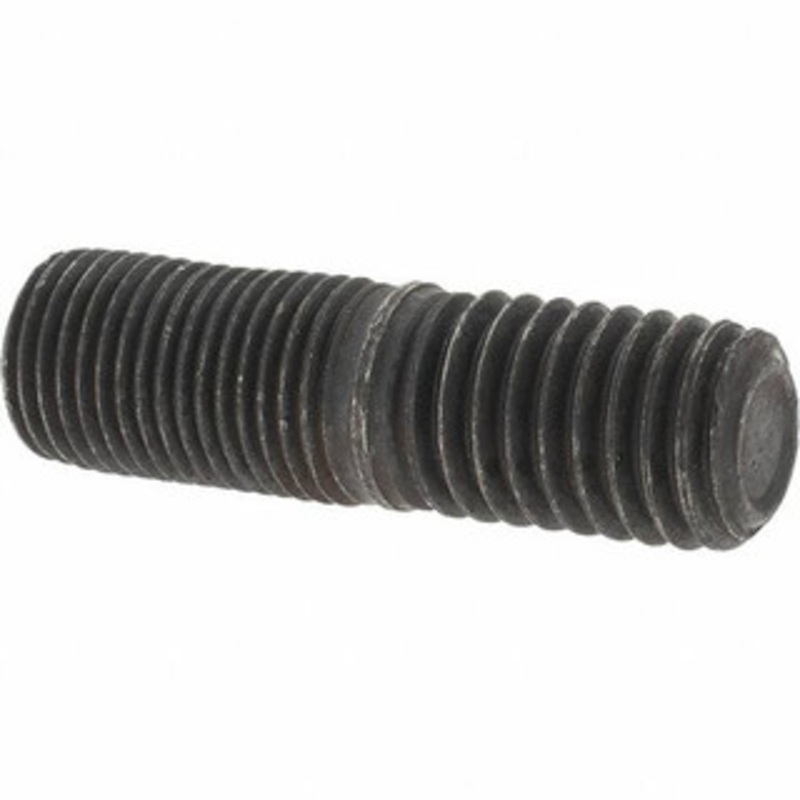 Value Collection 10 Qty 1 Pack 1/2-20 Long Thread, 1/2-13 Short Thread, 1-3/4 OAL Unequal Double Threaded Stud Steel, Uncoated, 7/8 Long Thread Length, 3/4 Short Thread Length BD32444 – 80918865