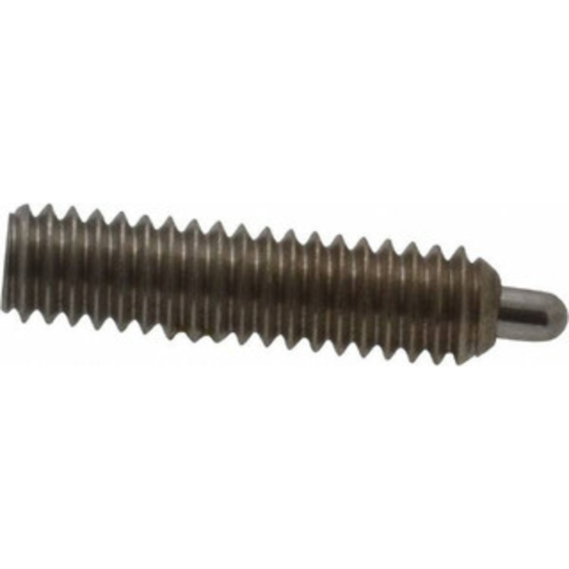 Vlier 8-32, 5/8 Thread Length, 3/32 Plunger Projection, Stainless Steel Threaded Spring Plunger 0.069 – 0.07 Max Plunger Diam, 5/8 Plunger Length, 0.7 Lb Init End Force, 2.3 Lb Final End Force, 0.063 Hex SSPH51P – 62119573