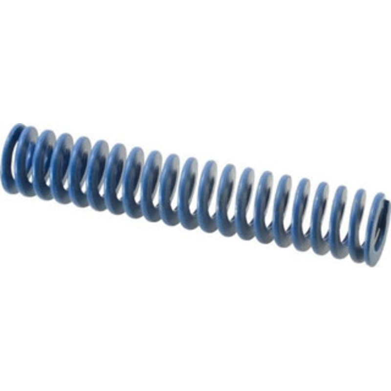 Associated Spring Raymond 1 Hole Diam, 1/2 Rod Diam, 5 Free Length, Blue Die Spring 240 Lb Max Deflection, 2.5 Max Deflection, Medium Duty, Chromium Alloy Steel 103-520 – 07660848
