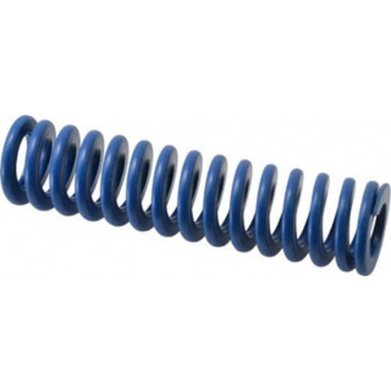 Associated Spring Raymond 40mm Hole Diam, 20mm Rod Diam, 152mm Free Length, Blue Die Spring 2941.2 N Max Deflection, 57mm Max Deflection, Medium Duty, Chromium Alloy Steel 204-724 – 67900167