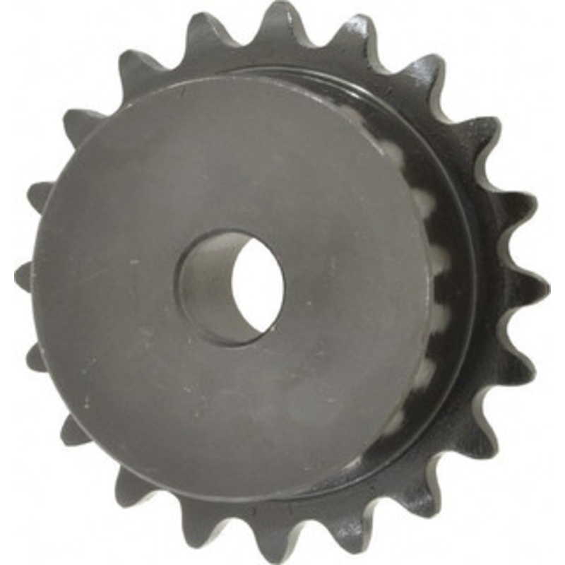 Browning 3/8 Chain Pitch, Chain Size 35, 20 Tooth Min Plain Bore Sprocket 1/2 Bore Diam, 2.397 Pitch Diam, 2.59 OD 35B20 – 74395237