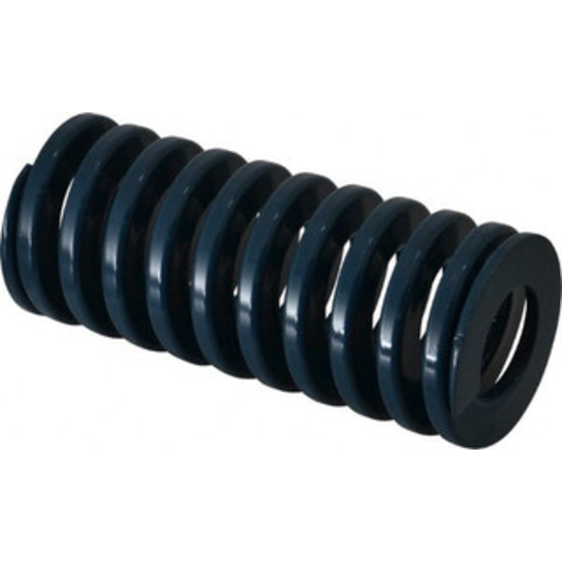 Danly 2 Hole Diam, 1 Rod Diam, 4-1/2 Free Length, Blue Die Spring 61.2 Lb Max Deflection, 1.7 Max Deflection, Medium Duty, Chromium Vanadium Steel 9-3218-21 – 76013457