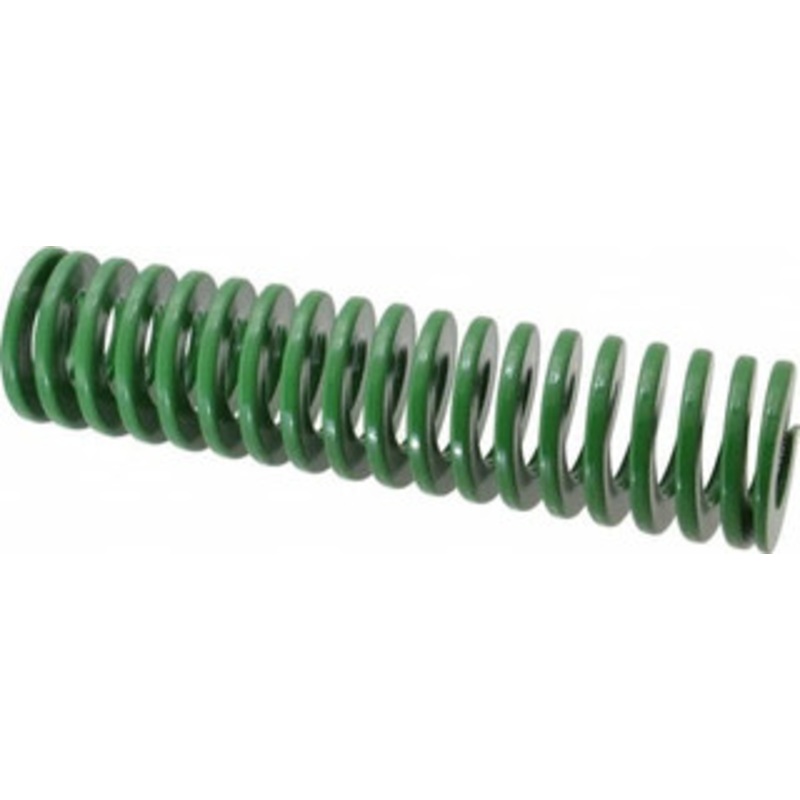 Danly 2 Hole Diam, 1 Rod Diam, 8 Free Length, Green Die Spring 23.8 Lb Max Deflection, 3.2 Max Deflection, Light Duty, Chromium Vanadium Steel 9-3232-11 – 76011501