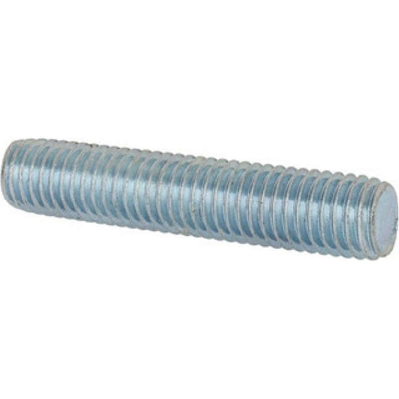 Value Collection M10x1.50 50mm OAL Fully Threaded Stud Carbon Steel, Plain Finish, Metric 407-1597 – 07165863