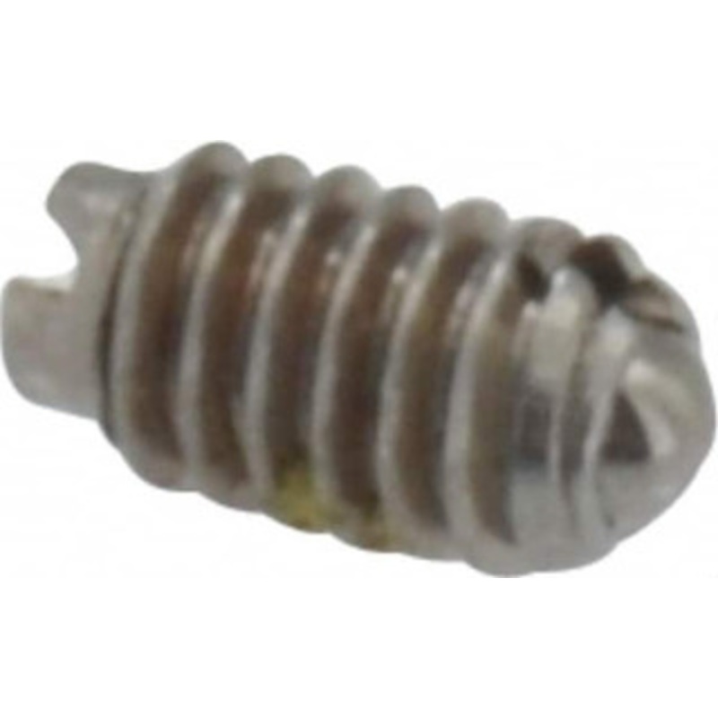 Vlier 4-48, 0.062 Ball Diam, 0.187 Body Length, 0.02 Max Ball Reach, Threaded Ball Plunger Stainless Steel Body, Stainless Steel Ball, 0.13 Lb Initial End Force, 0.5 Lb Final End Force, Locking Element SSB46P – 62121413