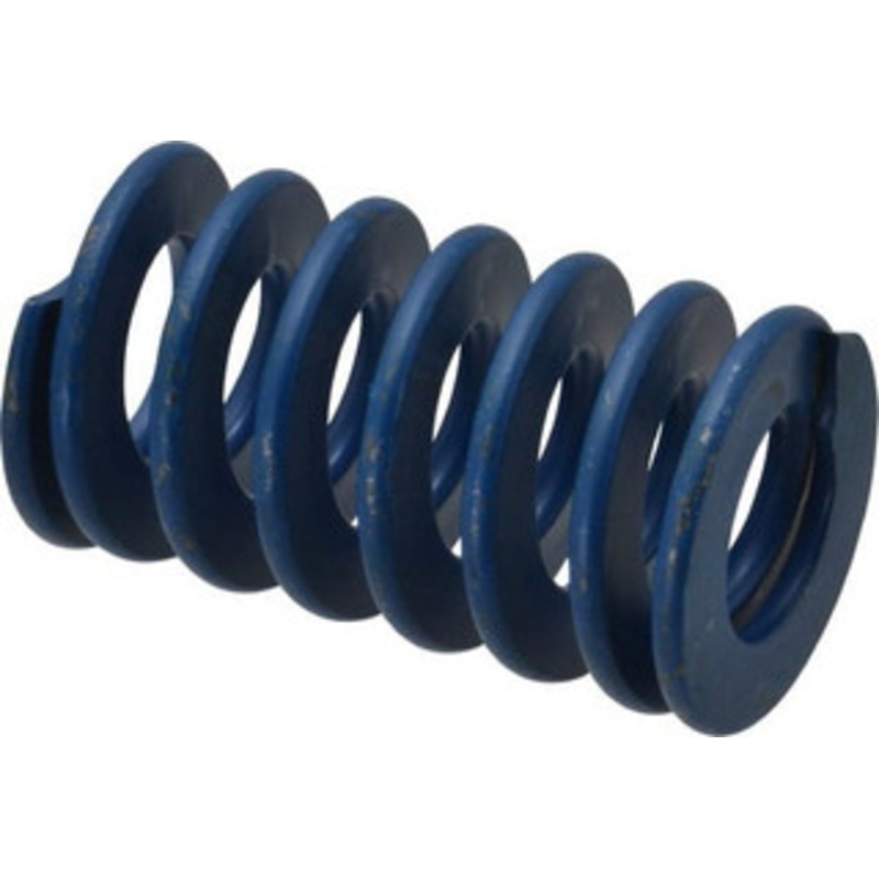 Associated Spring Raymond 1-1/2 Hole Diam, 3/4 Rod Diam, 2-1/2 Free Length, Blue Die Spring 562.5 Lb Max Deflection, 1.25 Max Deflection, Medium Duty, Chromium Alloy Steel 103-710 – 07661069