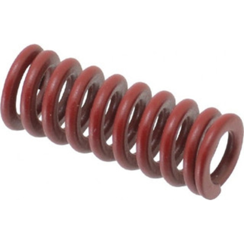 Associated Spring Raymond 10mm Hole Diam, 5mm Rod Diam, 1 Free Length, Red Die Spring 165.8 N Max Deflection, 7.5mm Max Deflection, Strong Duty, Chromium Alloy Steel 205-104 – 67900456
