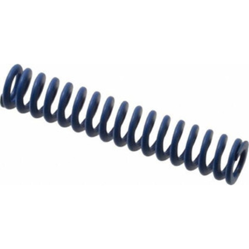Associated Spring Raymond 12.5mm Hole Diam, 6.3mm Rod Diam, 2-1/2 Free Length, Blue Die Spring 294 N Max Deflection, 24.3mm Max Deflection, Medium Duty, Chromium Alloy Steel 204-210 – 67899492