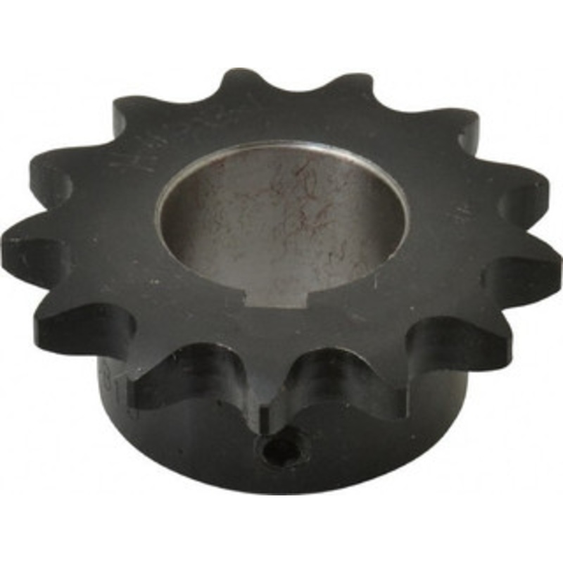 Browning 1/2 Chain Pitch, Chain Size 40, 13 Tooth Finished Bore Sprocket 1 Bore Diam, 1.932 Pitch Diam, 2.3 OD H4013X1 – 78339082