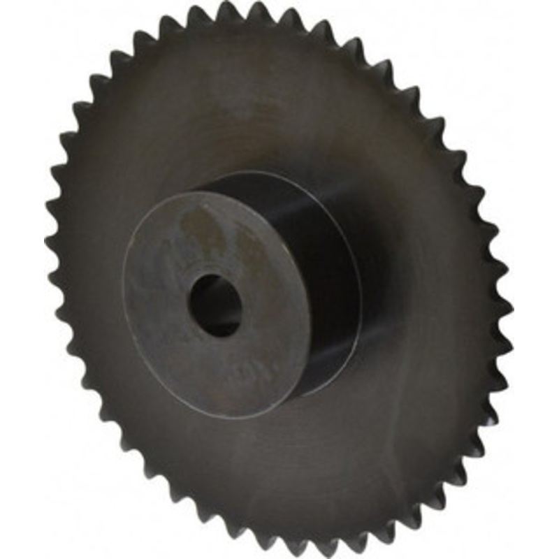 Browning 3/8 Chain Pitch, Chain Size 35, 45 Tooth Min Plain Bore Sprocket 5/8 Bore Diam, 5.376 Pitch Diam, 5.59 OD 35B45 – 74395310